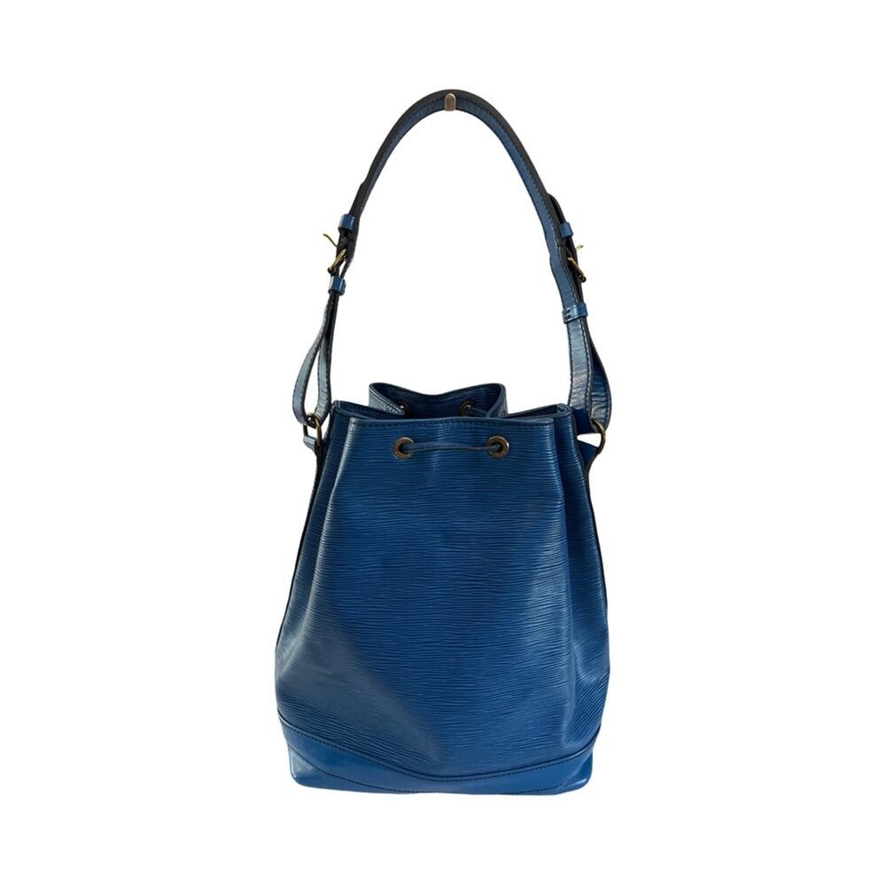 Authentic Louis Vuitton Blue Epi Noé Bucket Bag Made in France With Dust Bag - Picture 4 of 16